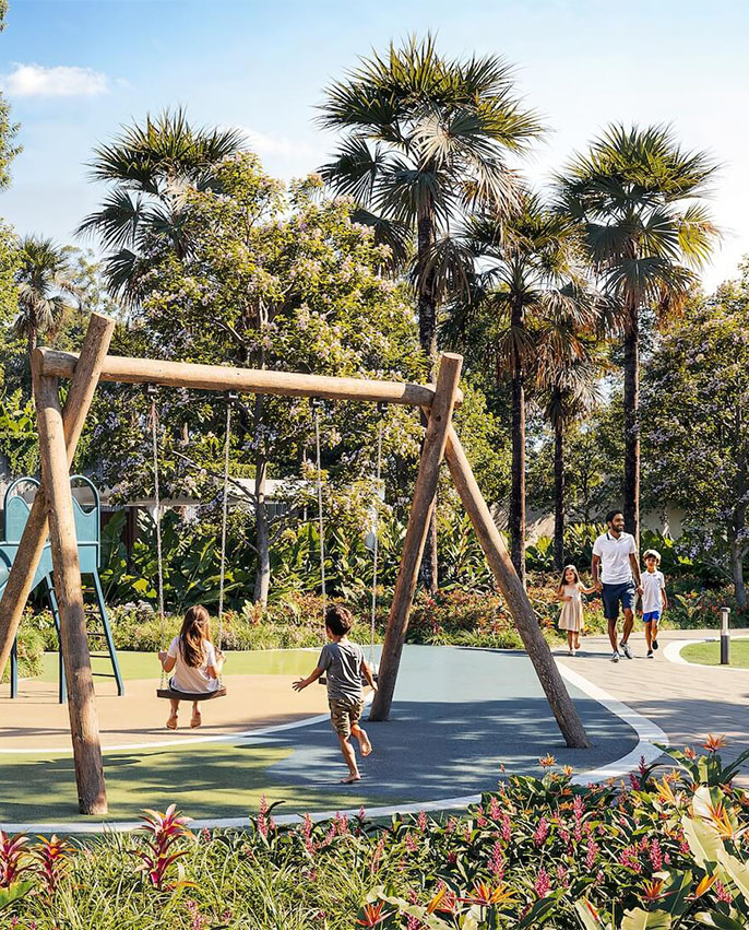 The Playground. — Central Park Trianon
